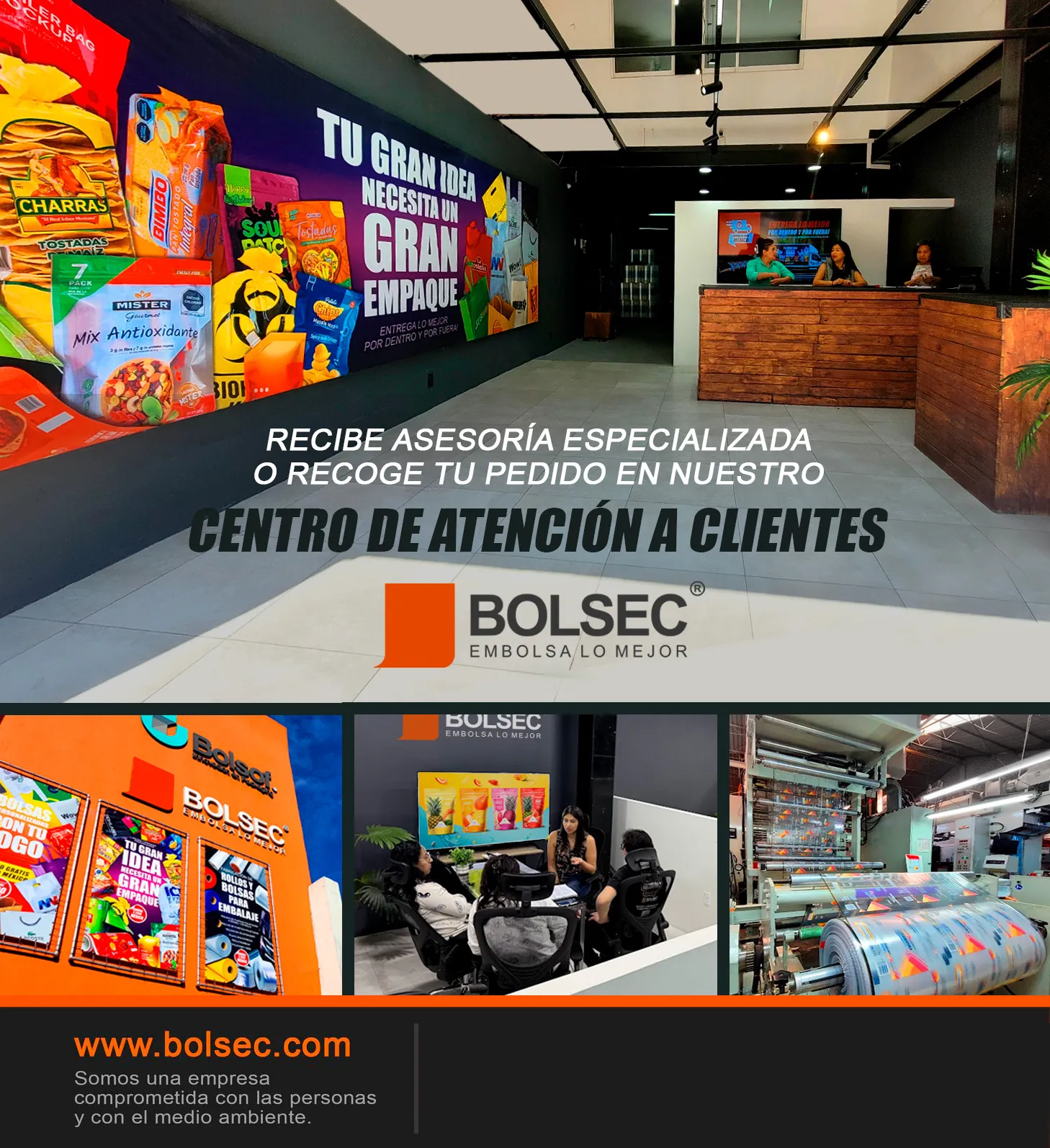 bolsa de plastico impresa personalizada